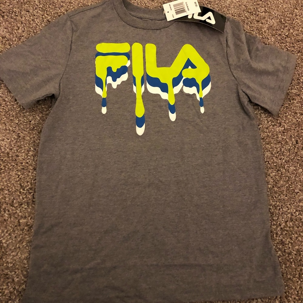 Grey Fila Shirt (Kids size)